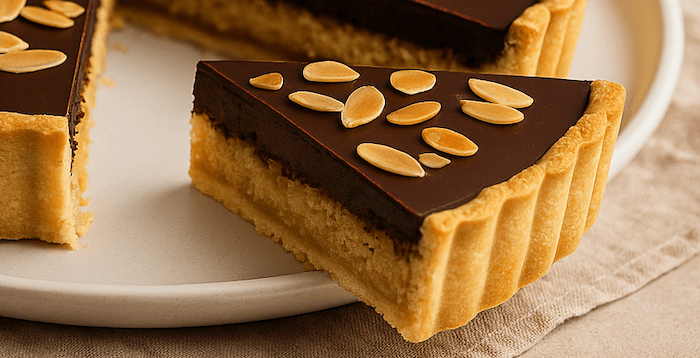 Chocolate and Almond Tart Recipe