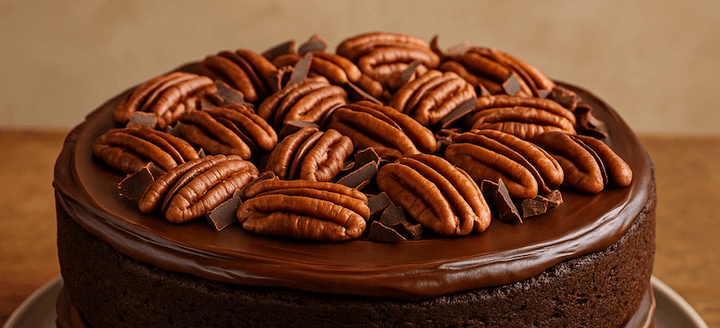 Rich and Tasty Chocolate Pecan Cake Recipe