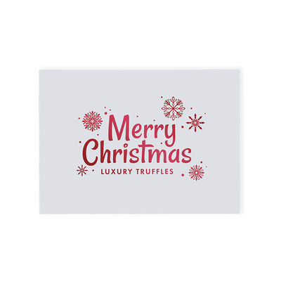 Merry Christmas 12 Chocolate Truffle Gift Box (145g)