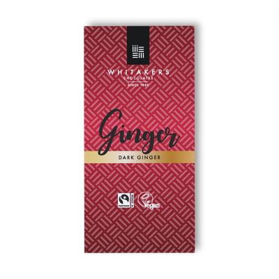 Dark Ginger Chocolate Bar (90g)