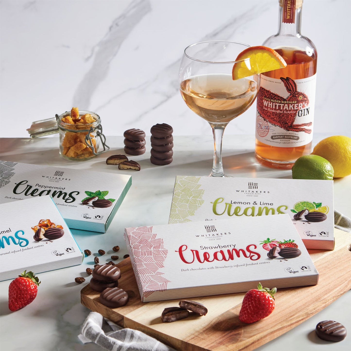 dark chocolate ginger cream 150g box