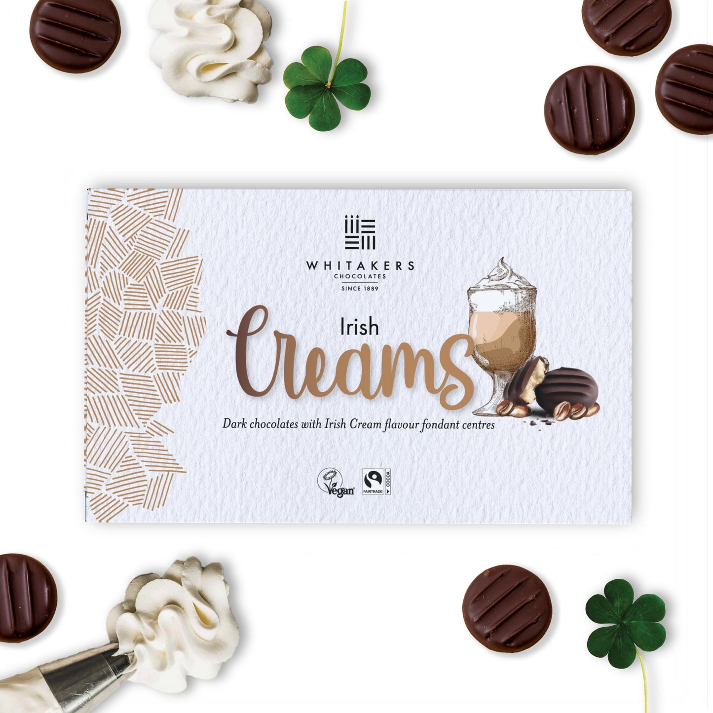 dark chocolate Irish cream 150g box