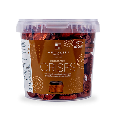 Milk Chocolate Coffee Honeycomb Crisps Tub (800g)