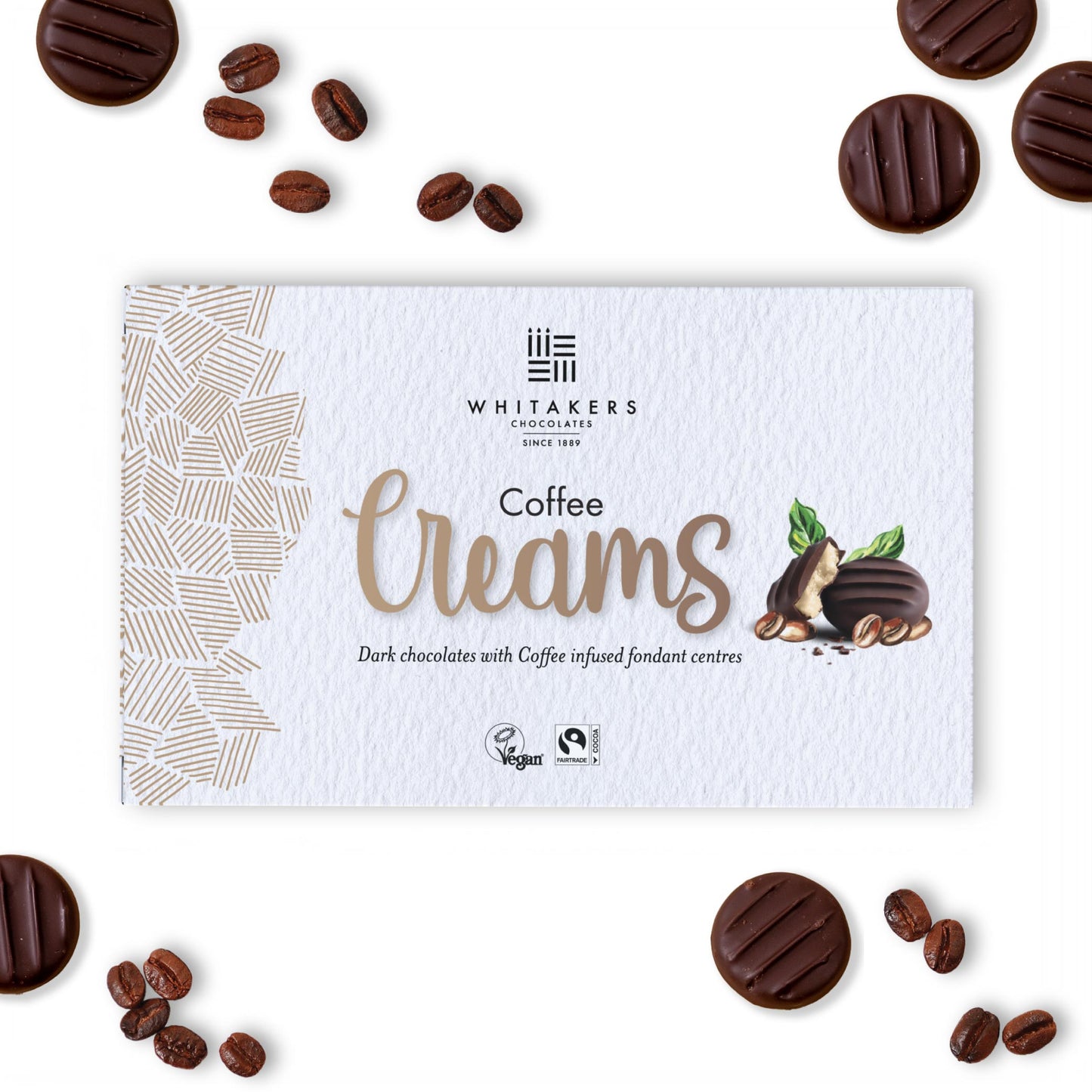 Dark Chocolate Coffee Fondant Creams (150g)
