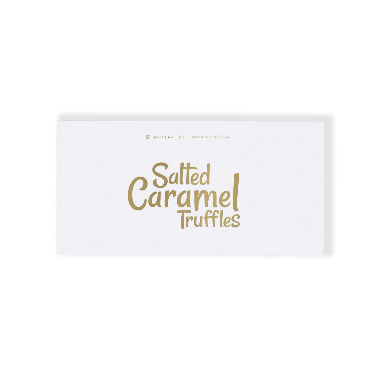 Luxury milk Salted Caramel Chocolate Truffle Gift Box, containing eight exquisitely hand-finished truffles