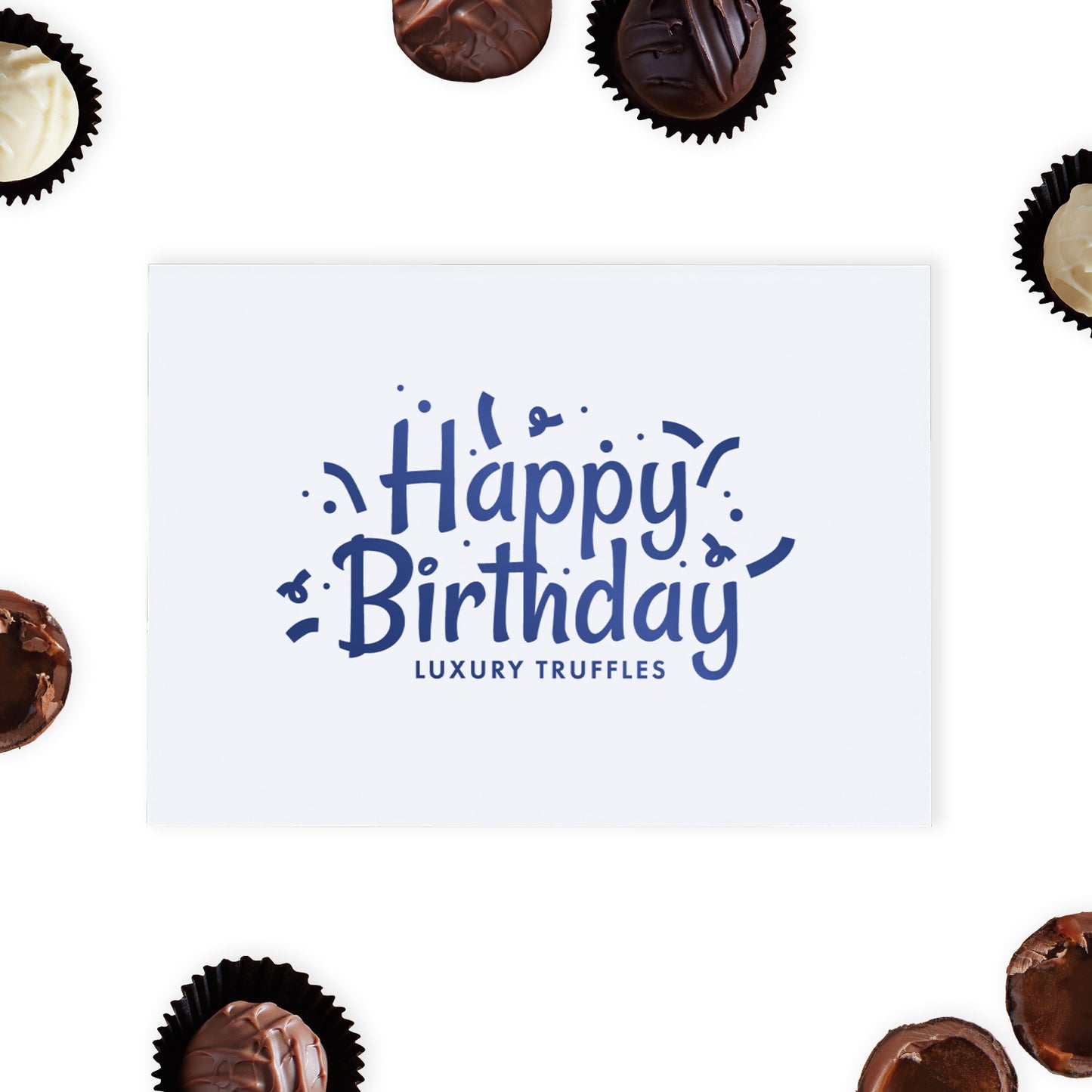 Celebrate birthdays with the delightful charm of Whitakers Chocolates' "Happy Birthday" 12 Chocolate Truffle Gift Box, a perfect blend of indulgence and celebratory cheer