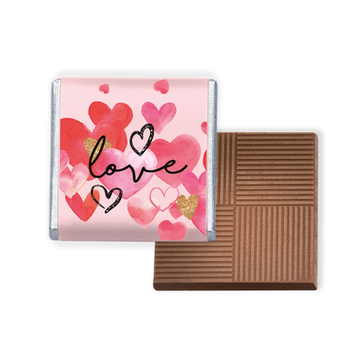 Milk chocolate 'Love Heart' Neapolitans (2kg)
