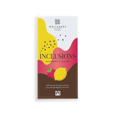 Milk Raspberry & Lemon Chocolate Bar (90g)