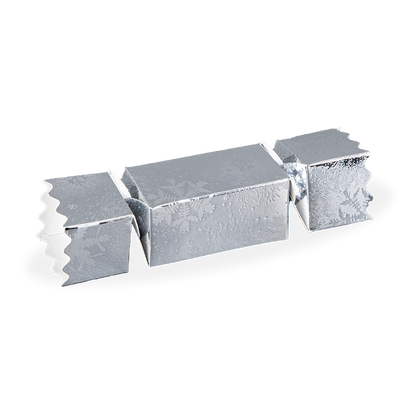 Silver Chocolate Snowflake Christmas Mini Cracker (33g)