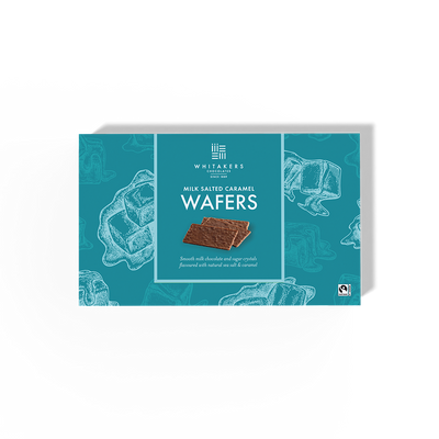 Milk Chocolate Salted Caramel Wafers (150g)