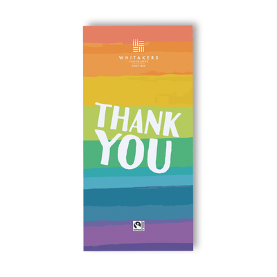 Thank You (Rainbow) Milk Chocolate Bar (90g)