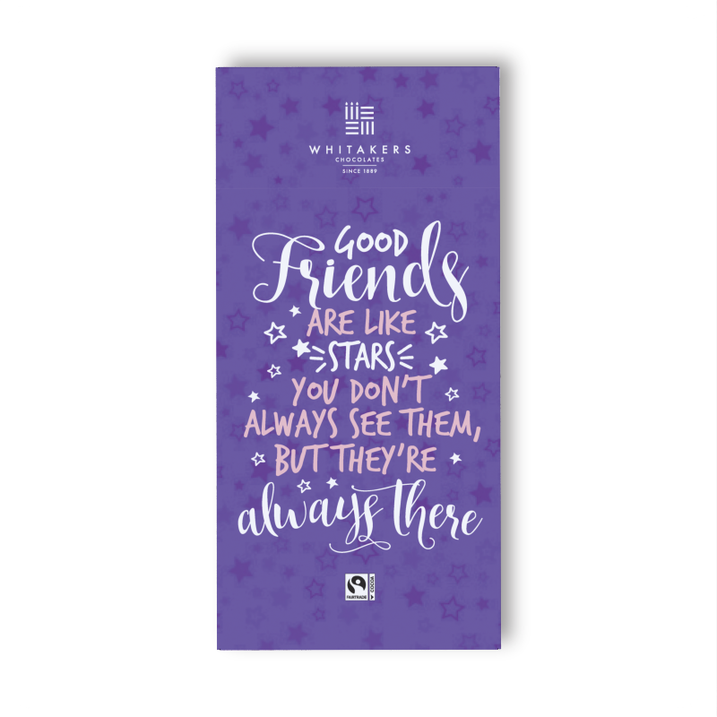 Stellar Companions Milk Chocolate Bar | Shining Friendship Gift 