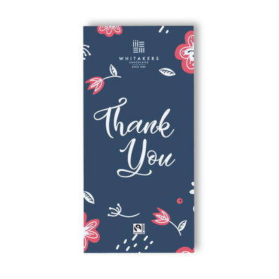 Thank You (Flowers) Milk Chocolate Bar (90g)