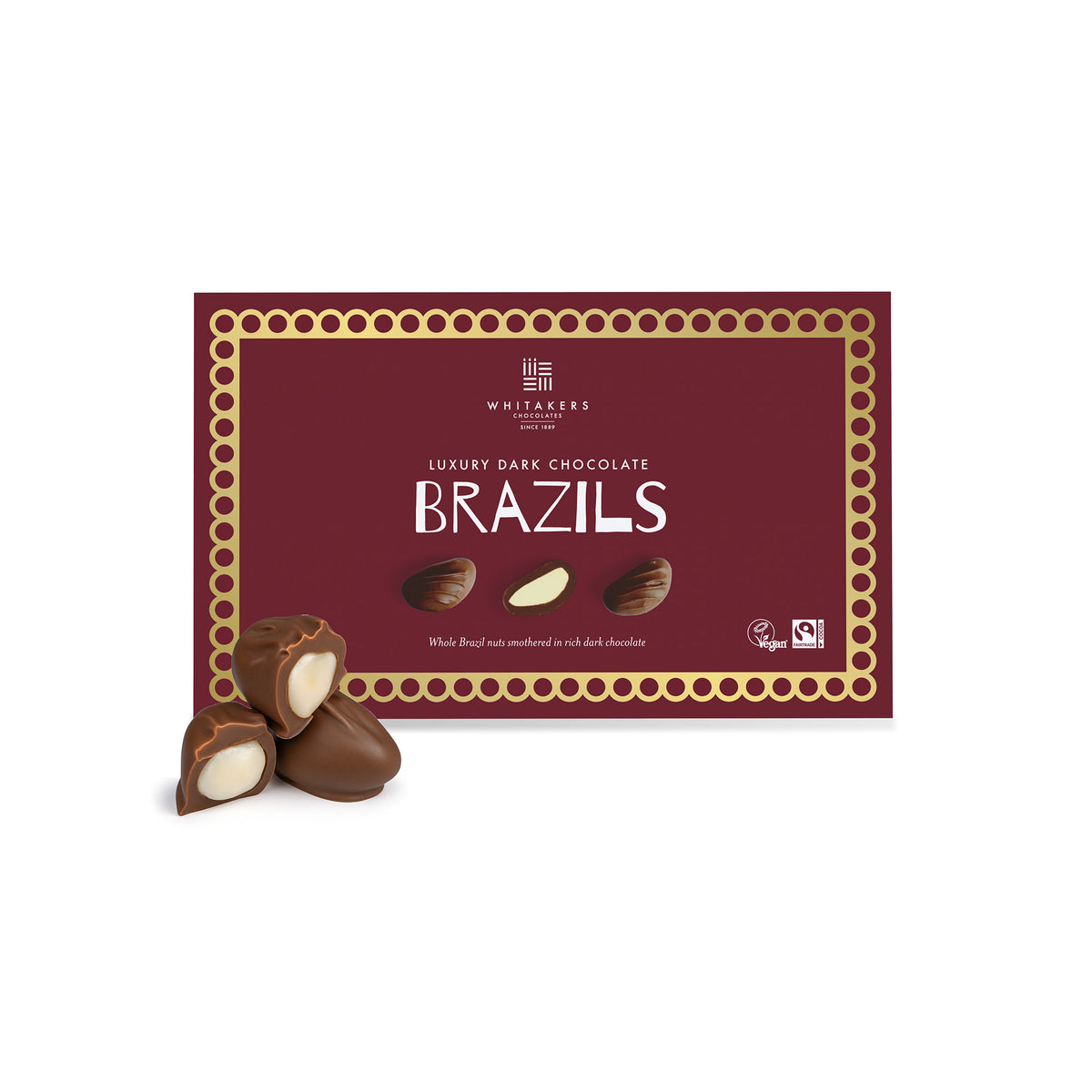 dark chocolate brazil nuts 150g