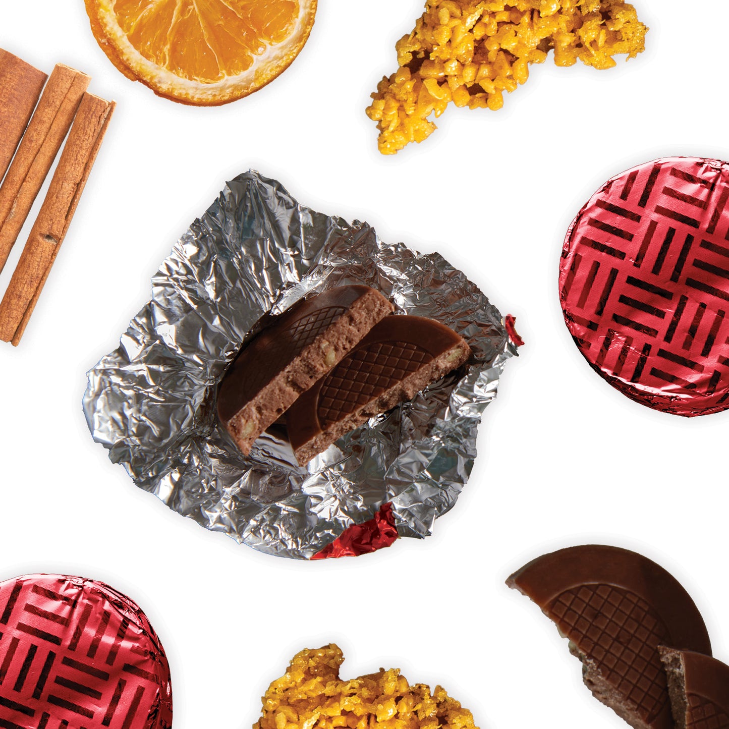 Dark Chocolate Festive Spice Honeycomb Crisps Tub (800g)