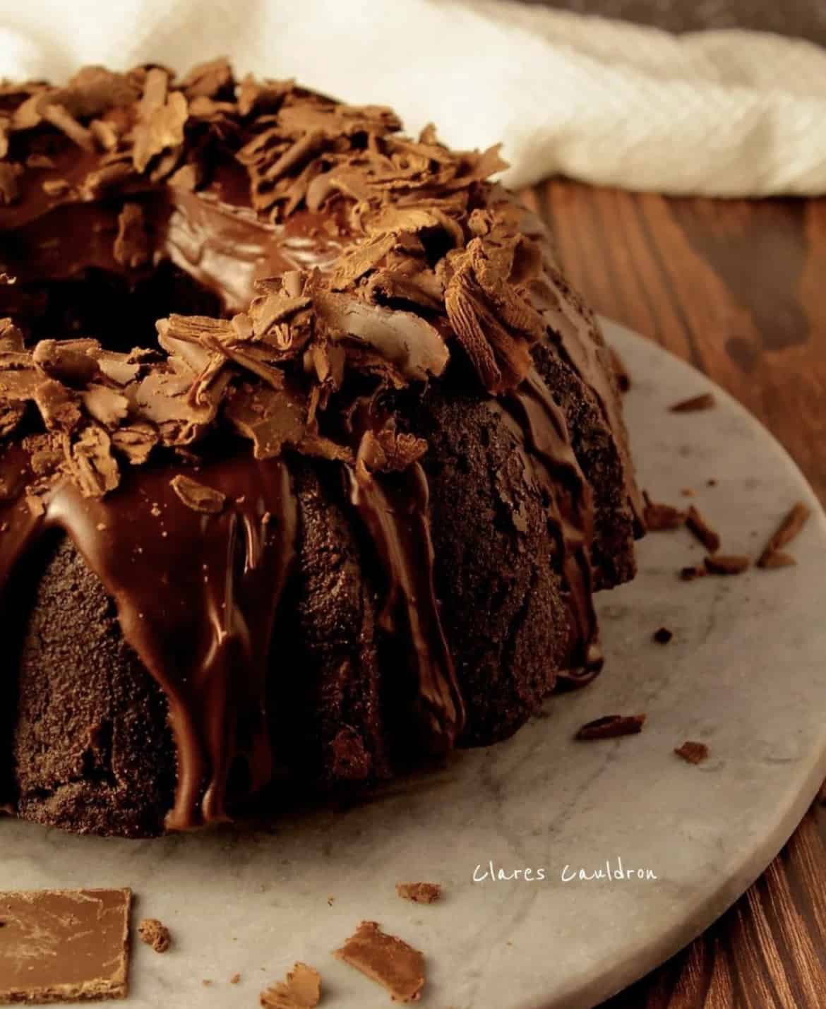 vegan and gluten free chocolate bundt cake recipe