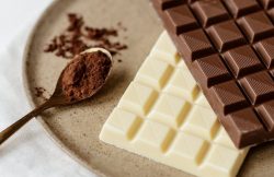 White and Milk Chocolate Photo