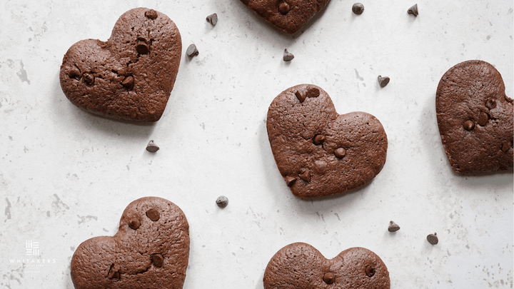 Heart-Shaped Valentines Chocolate Brownies Recipe
