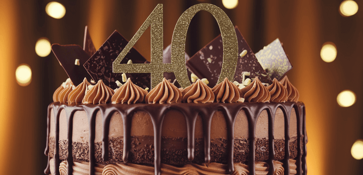 Chocolate 40th Birthday Cake Recipe UK