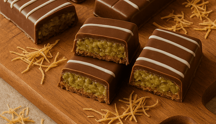 Dubai Chocolate Bar Recipe with Pistachio-Kataifi Crunch