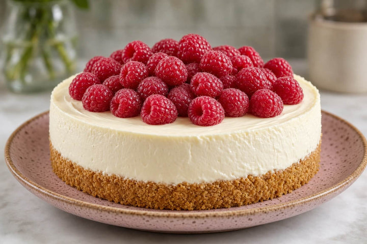 Easy No-Bake Raspberry and White Chocolate Cheesecake Recipe UK