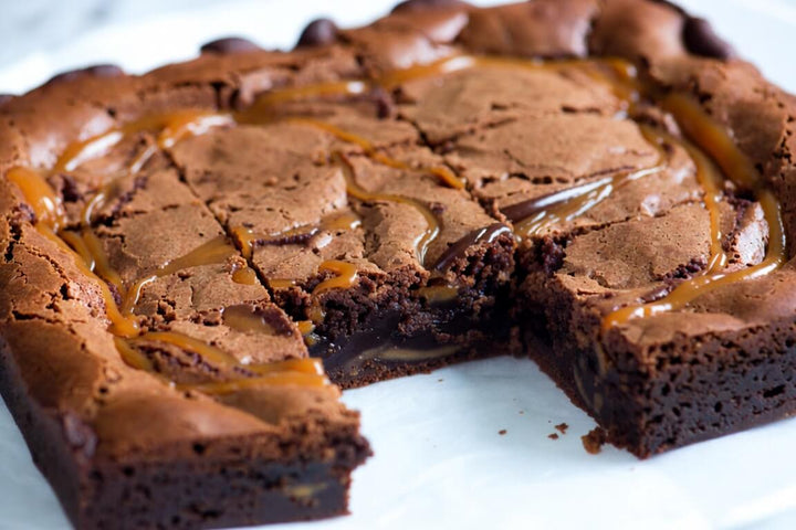 Rich and Tasty Caramel Chocolate Brownies Recipe UK
