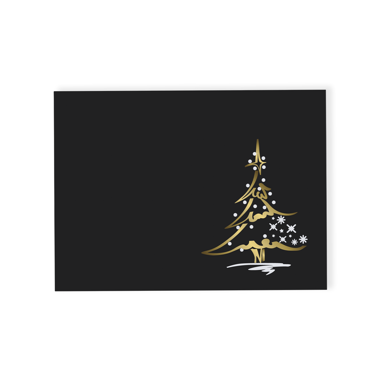 This luxurious black gift box is adorned with a foil-blocked Christmas tree design on the lid, adding a sophisticated touch to your holiday gifting. Inside, discover a selection of six delicious hand-finished truffles, crafted from the finest dark, milk, and white chocolates, each offering a unique and indulgent flavour experience