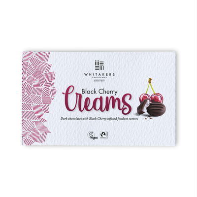 Dark Chocolate Black Cherry Fondant Creams (150g)