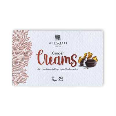 Dark Chocolate Ginger Fondant Creams (150g)