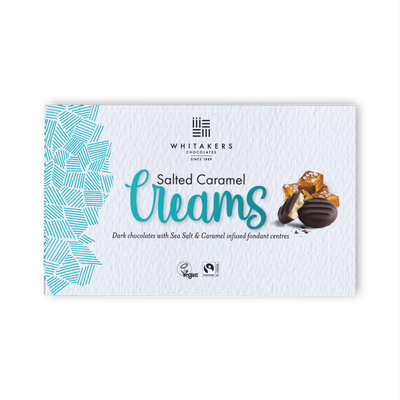 Dark Chocolate Salted Caramel Fondant Creams (150g)
