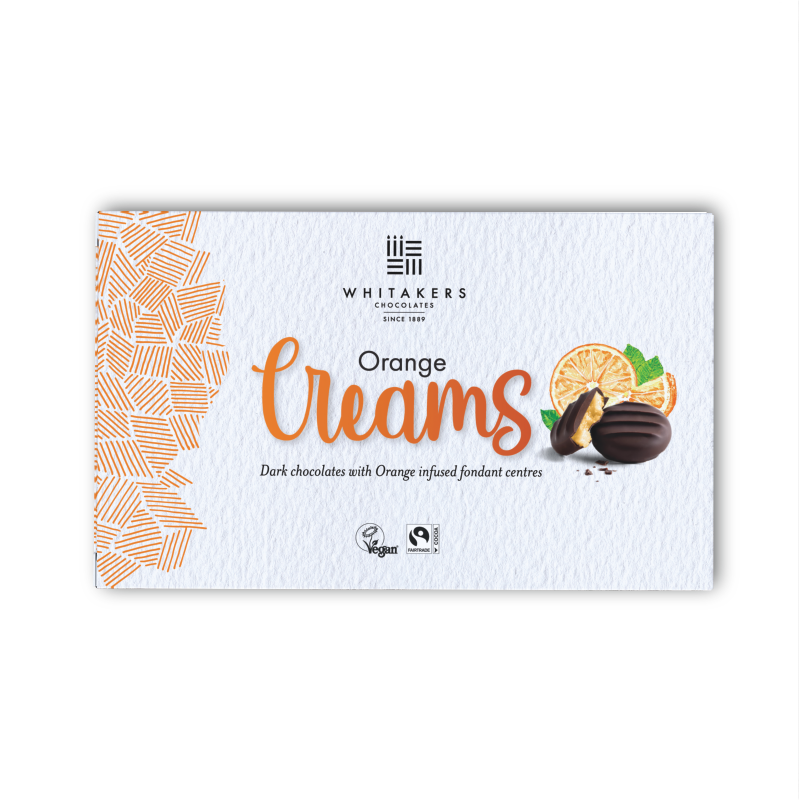 dark chocolate orange fondant cream 150g box