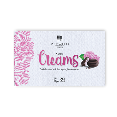 Dark Chocolate Rose Fondant Creams (150g)