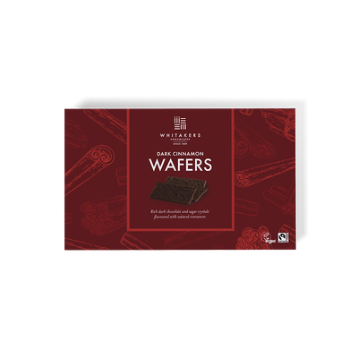Dark Chocolate Cinnamon Wafer Thins (150g)