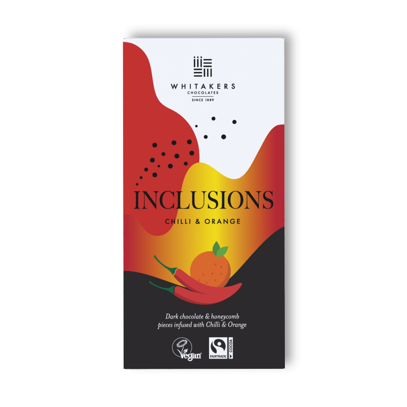 Dark Chilli & Orange Chocolate Bar (90g)