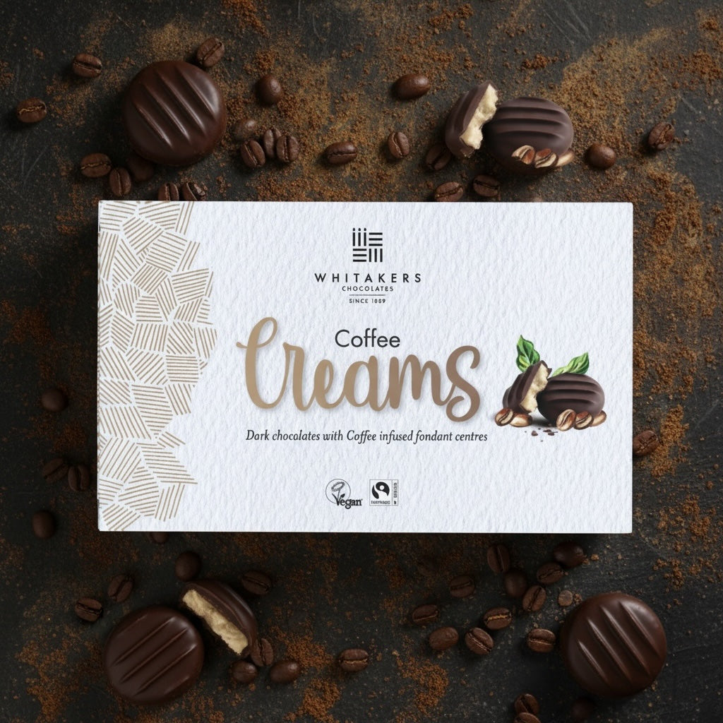Dark Chocolate Coffee Fondant Creams (150g)