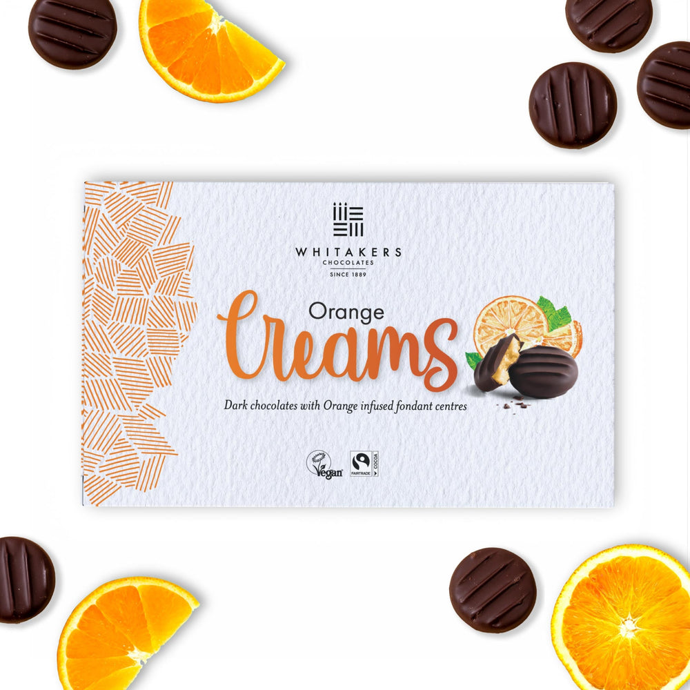 Dark Chocolate Orange Fondant Creams (150g)
