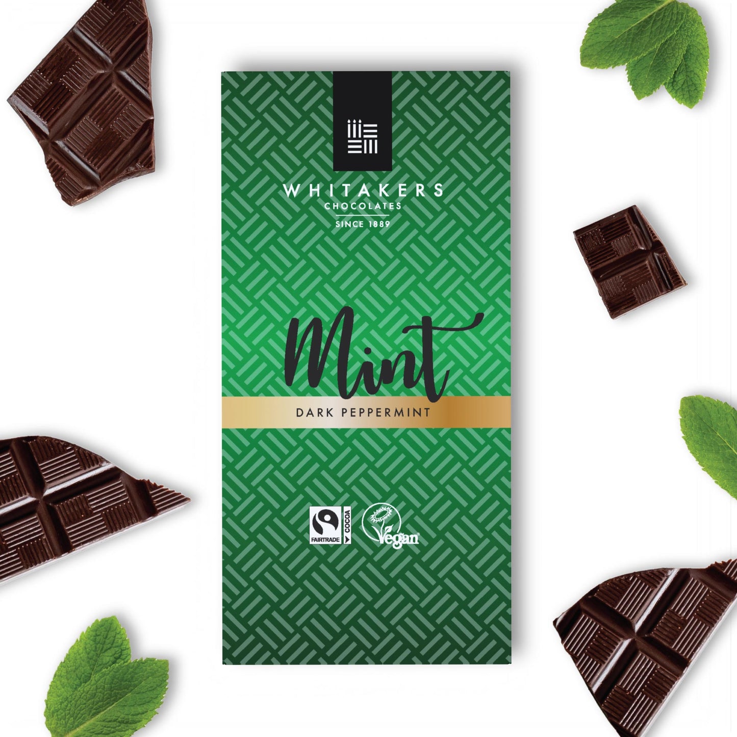 Dark Mint Chocolate Bar (90g)