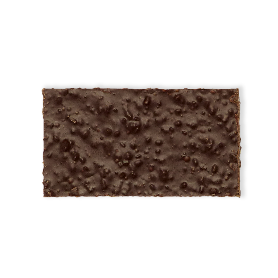 Dark Chocolate Wafer Thins, infused with the warm, spicy essence of natural ginger oil and the delightful texture of sugar crisp inclusions packed in 1kg boxes