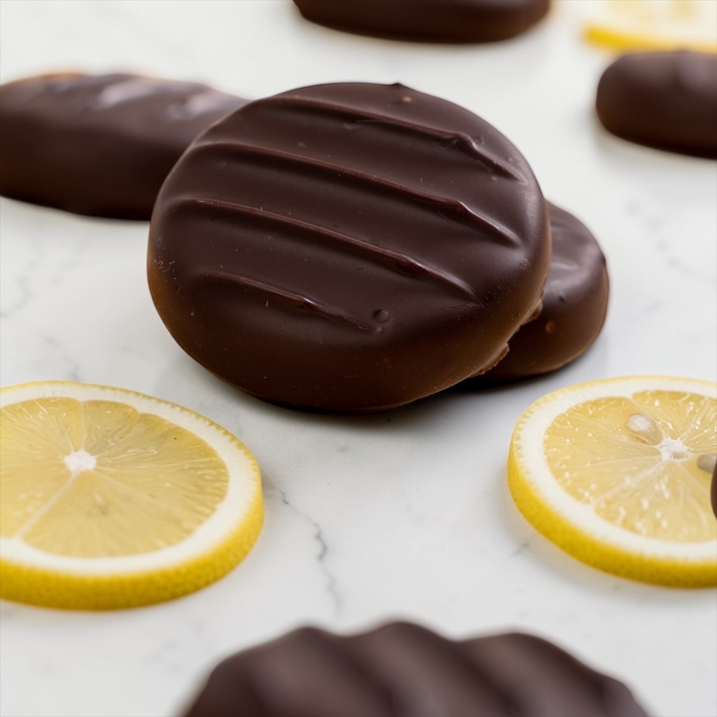 Dark Chocolate Lemon & Lime Fondant Creams (150g)