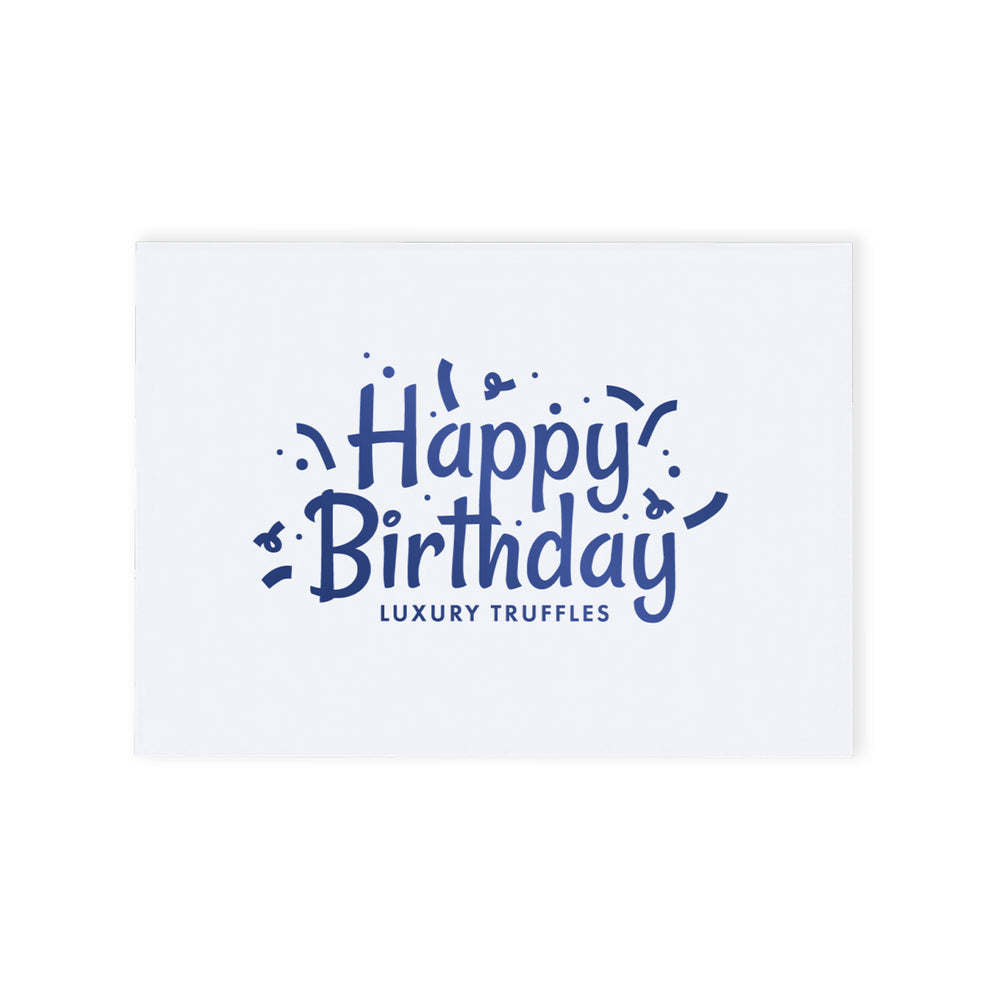 Celebrate birthdays with the delightful charm of Whitakers Chocolates' "Happy Birthday" 12 Chocolate Truffle Gift Box, a perfect blend of indulgence and celebratory cheer