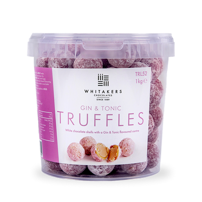 White Chocolate Gin & Tonic Truffle Tub (1kg)