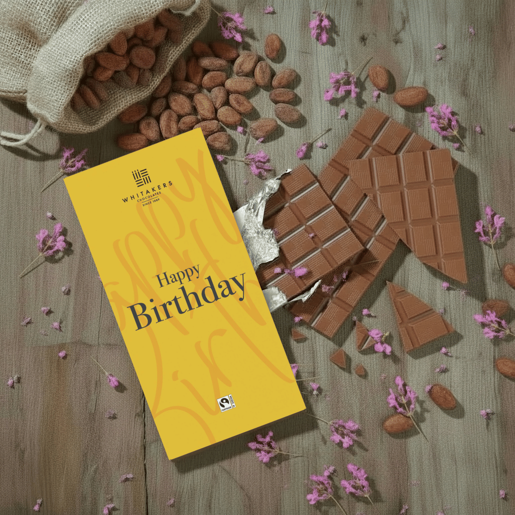 Happy Birthdays (Yellow) Milk Chocolate Bar (90g)