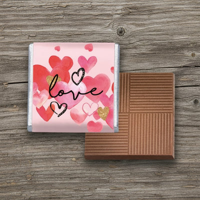 Milk chocolate 'Love Heart' Neapolitans (2kg)