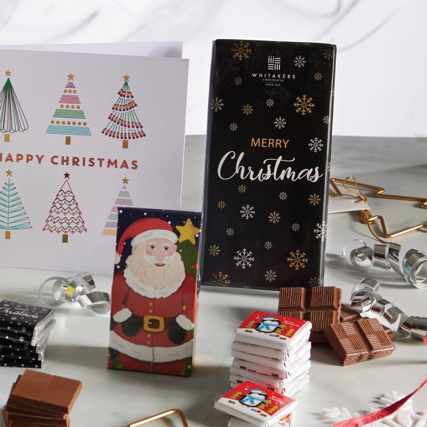 Merry Christmas Milk Chocolate Bar (90g)