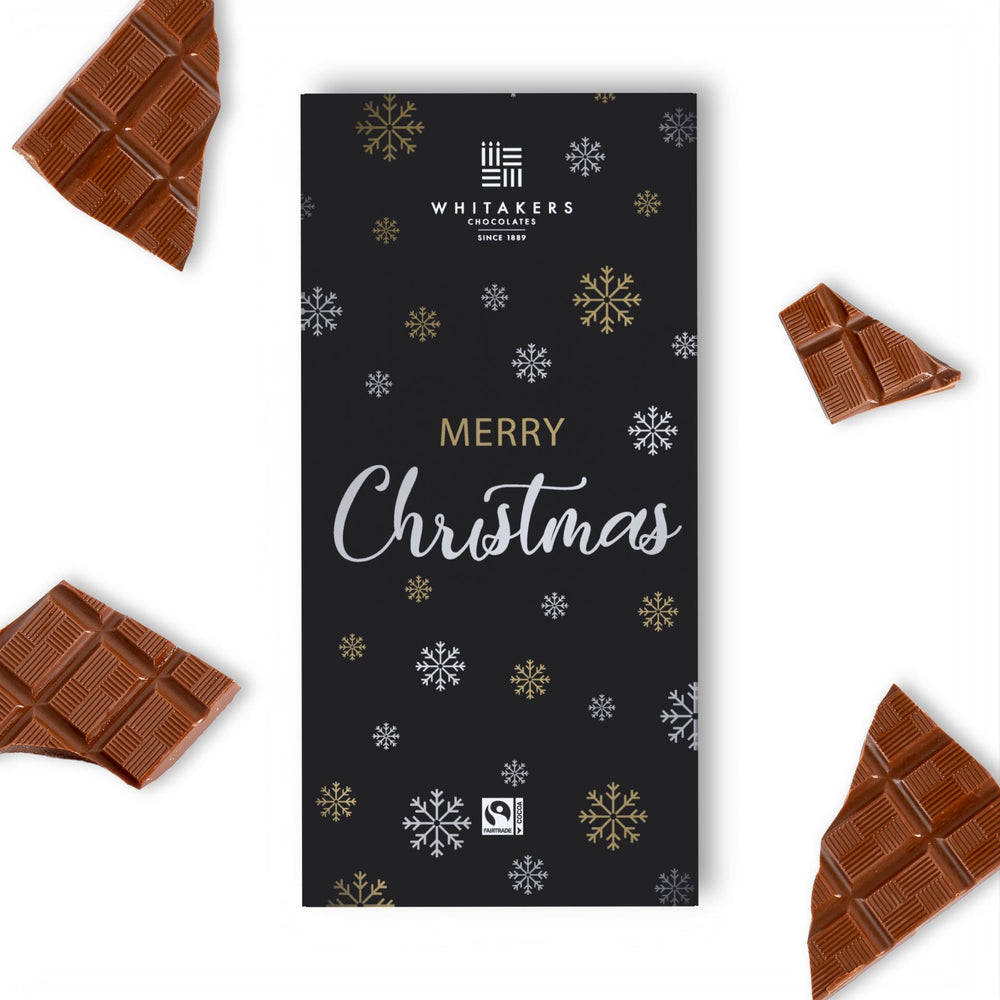 Merry Christmas Milk Chocolate Bar (90g)