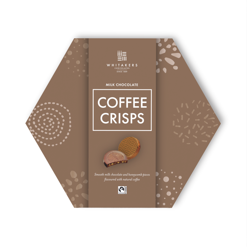 Milk Chocolate Coffee Honeycomb Crisps (165g)