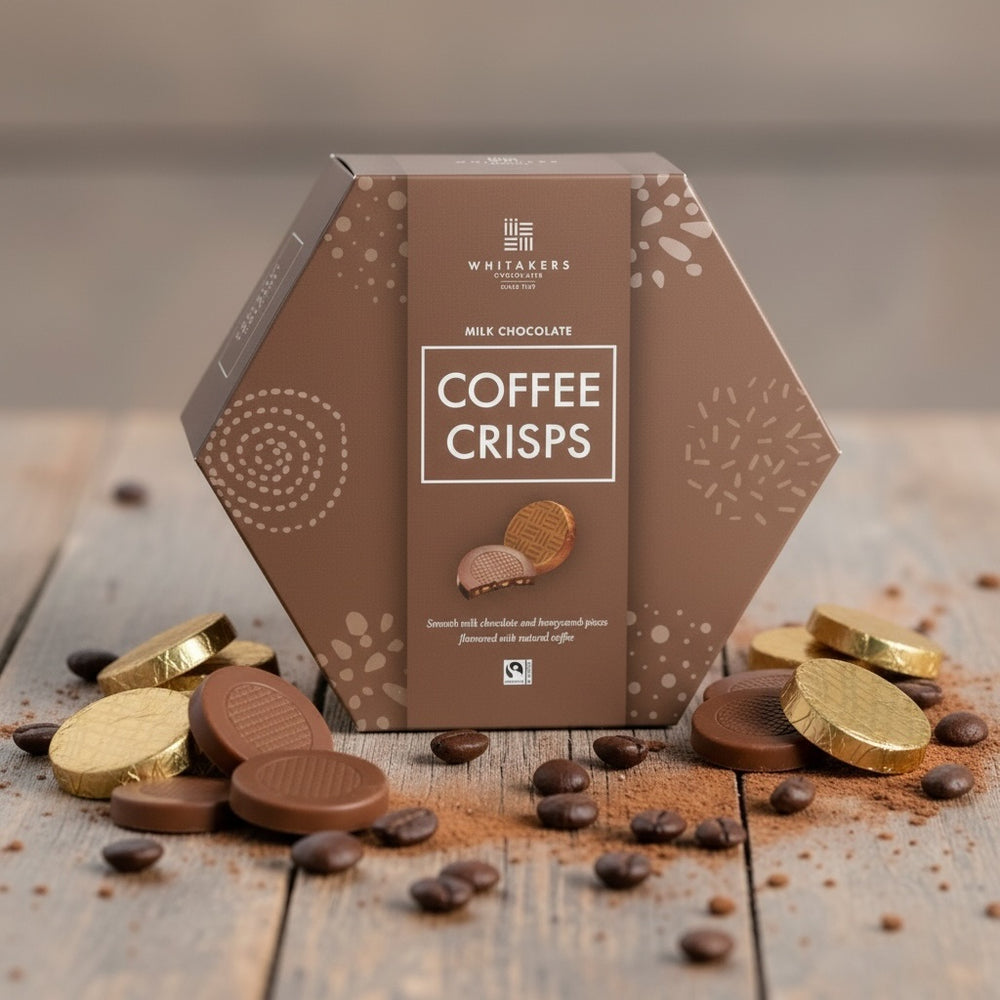 Milk Chocolate Coffee Honeycomb Crisps (165g)