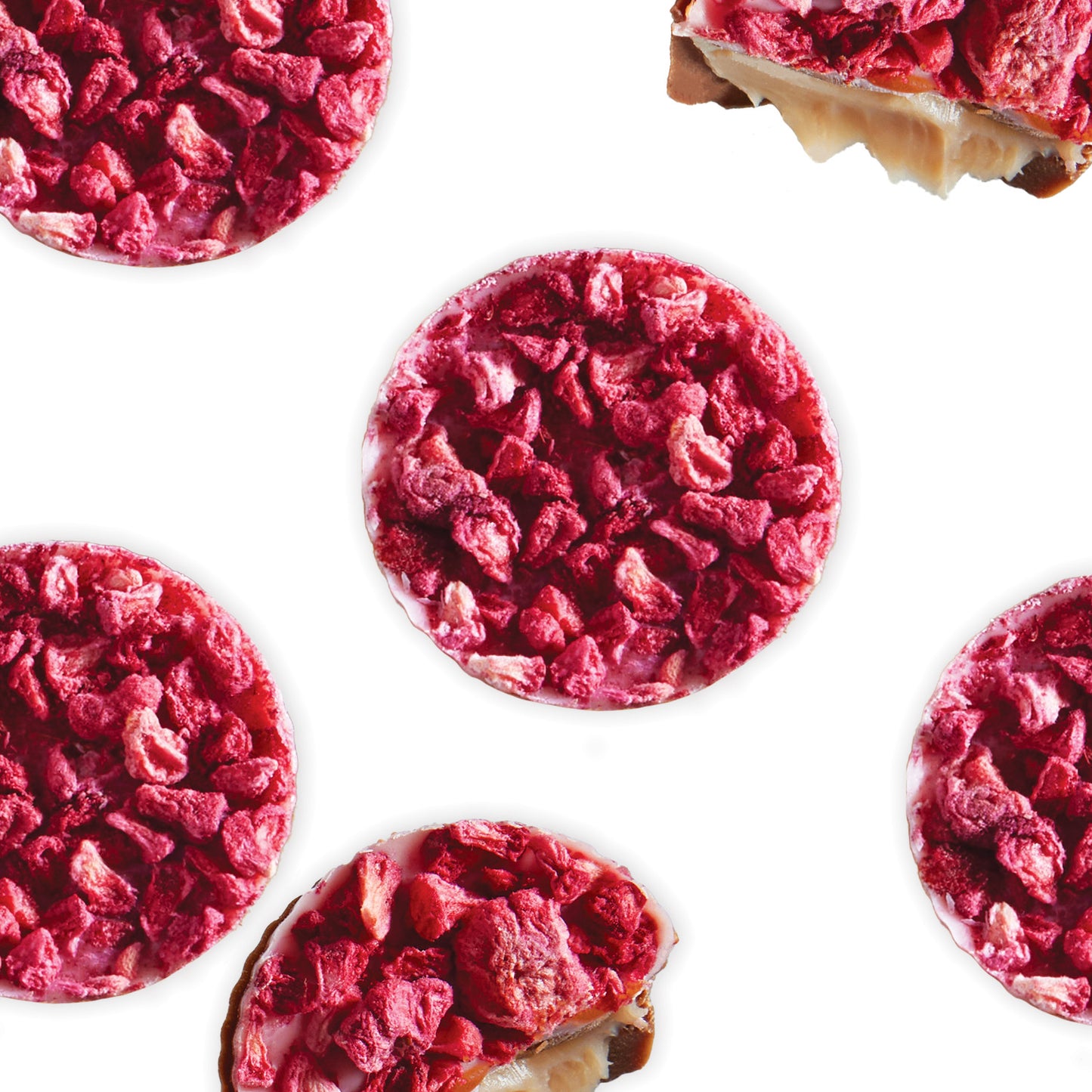 Milk Chocolate Raspberry Cup Catering Box (1kg)