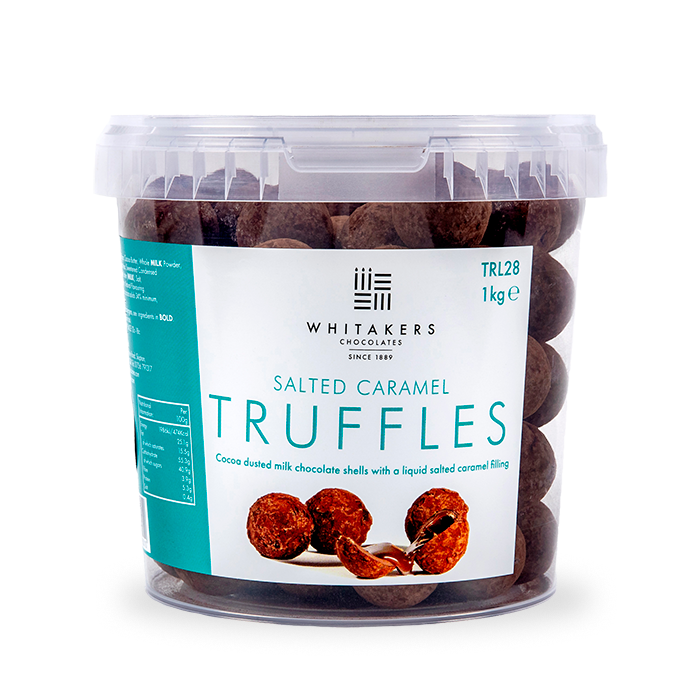 Milk Chocolate Salted Caramel Truffle Tub (1kg)