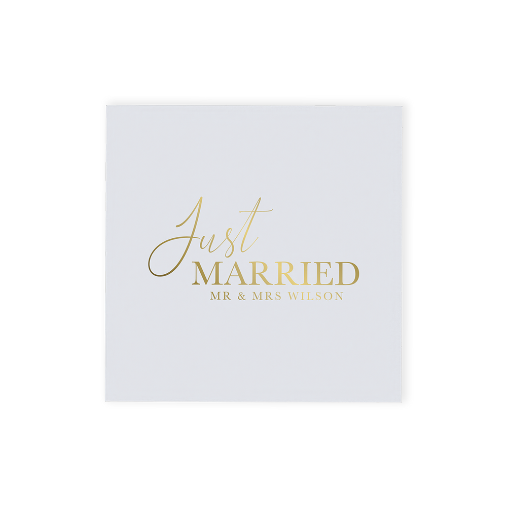 Personalised Wedding Gift Box Favours, elegantly filled with luxurious chocolate truffles and available in sizes ranging from 2 to 24 truffles